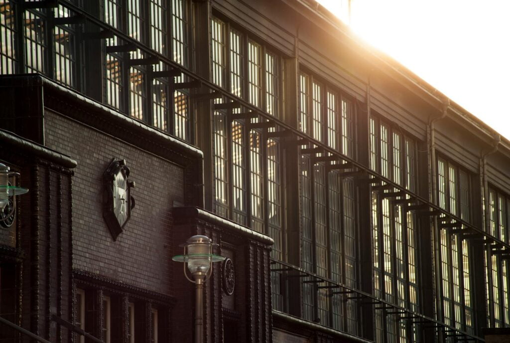 Brown Concrete Building during Golden Hour