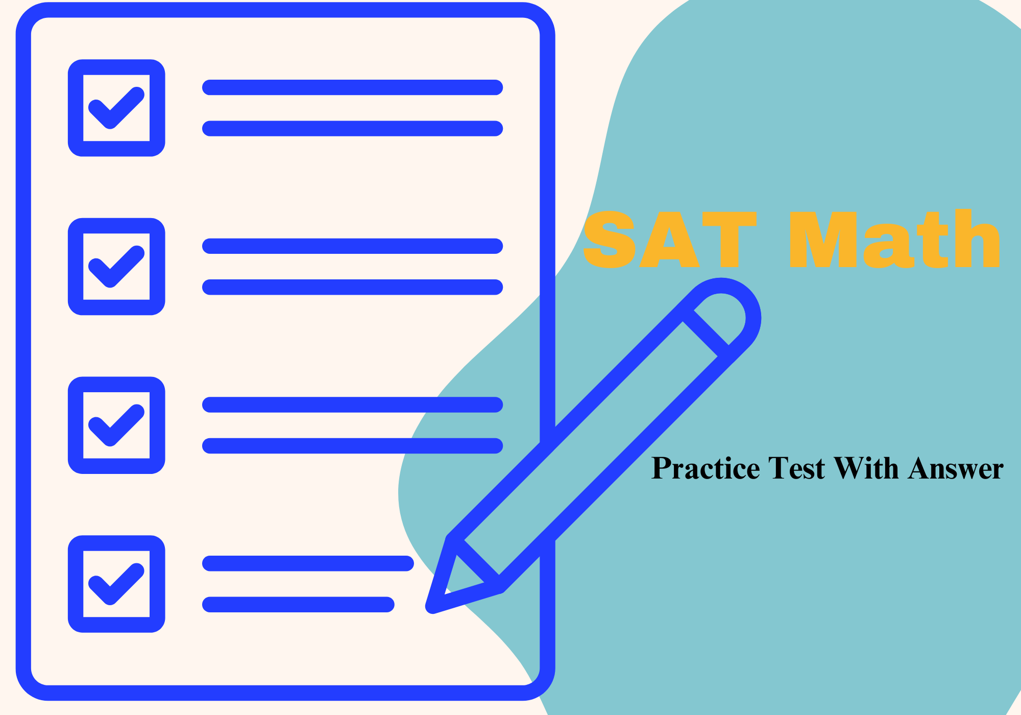 SAT Math Free Questions Practice Test With Answer